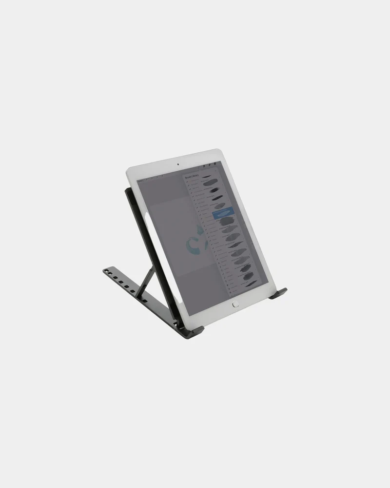 Soporte portátil aluminio reciclado para personalizar