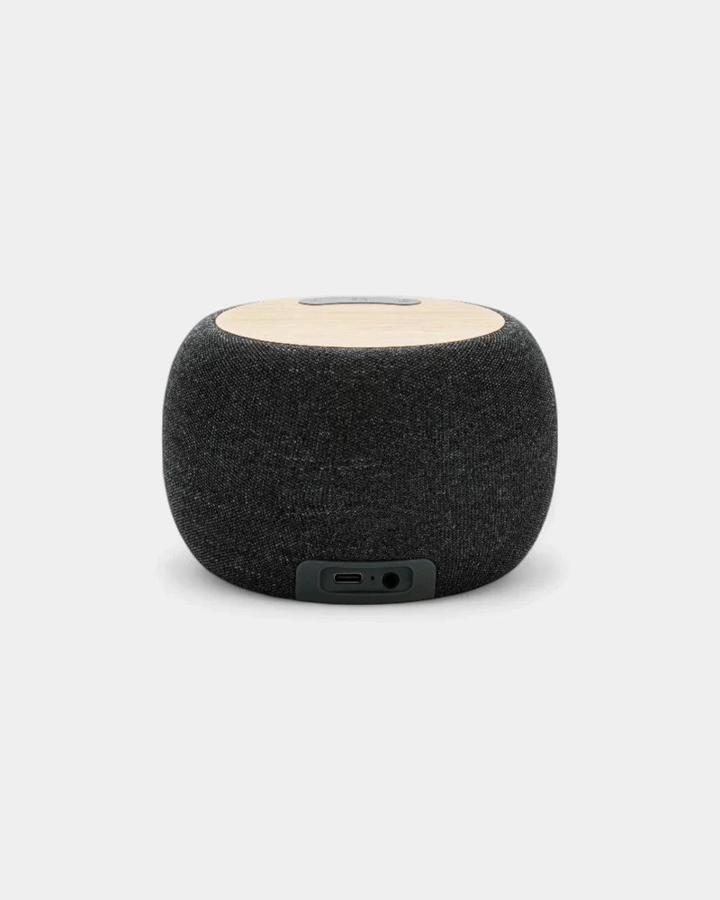 Altavoz de 5 W de plástico reciclado RCS y bambú personalizable