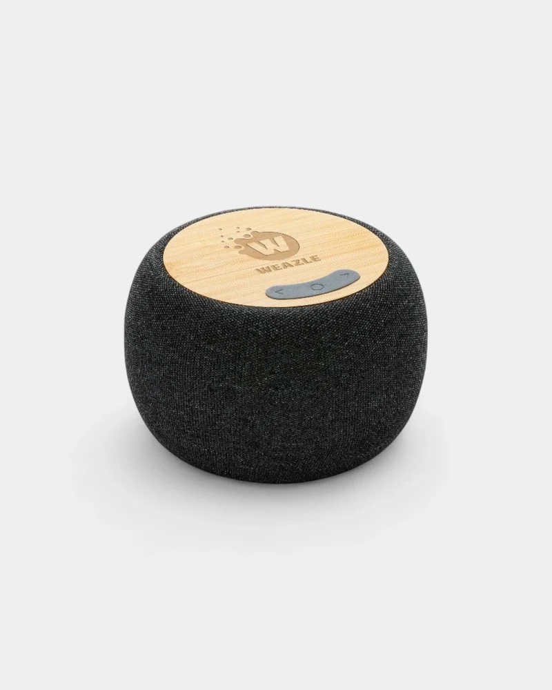 Altavoz de 5 W de plástico reciclado RCS y bambú personalizable