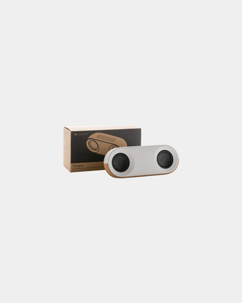 Altavoz reciclado corcho FSC 10W para personalizar
