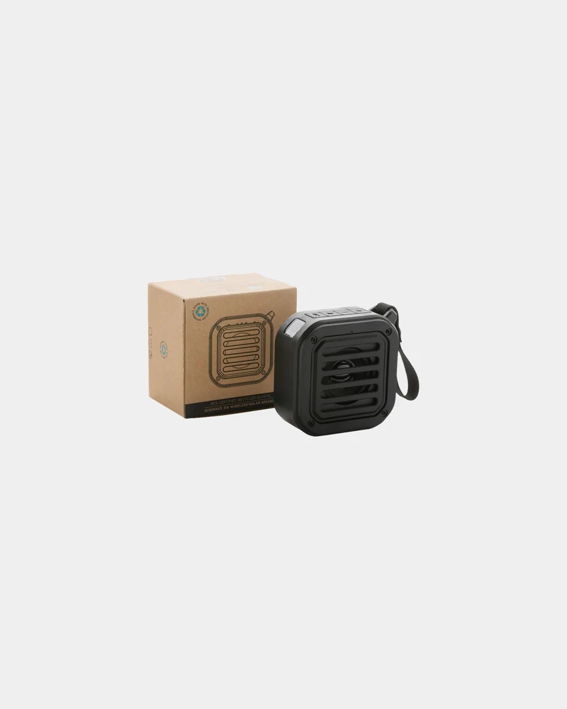 Altavoz solar plástico reciclado Sunwave para personalizar