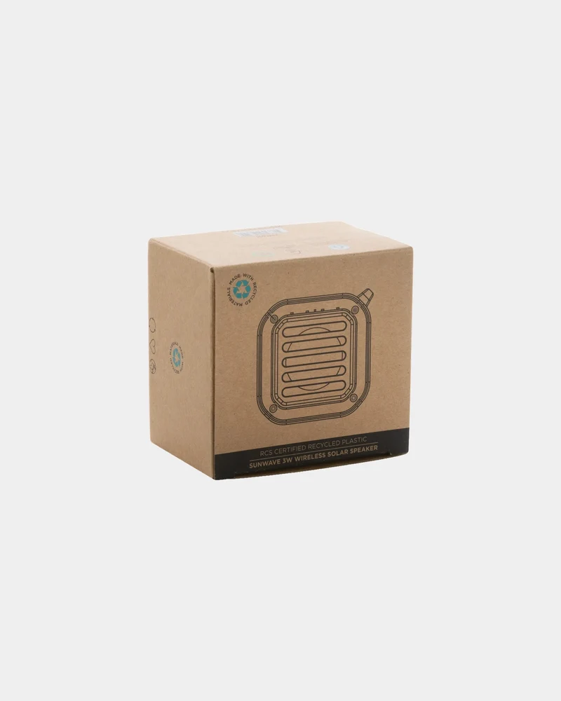 Altavoz solar plástico reciclado Sunwave para personalizar