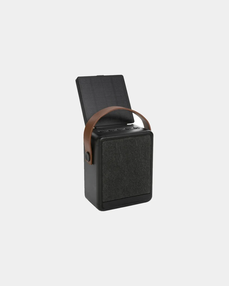 Altavoz solar plástico reciclado 12W para personalizar