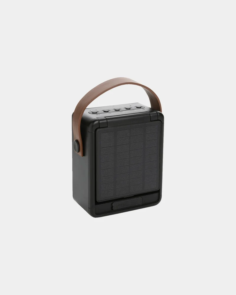 Altavoz solar plástico reciclado 12W para personalizar