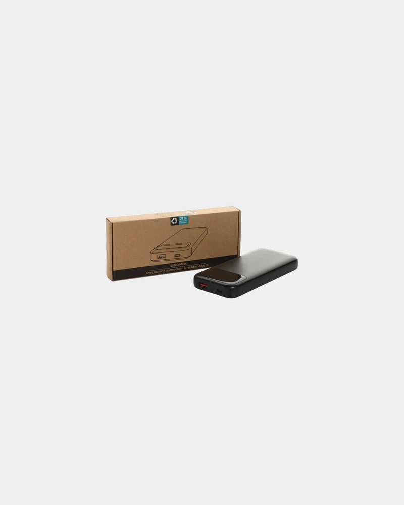 Power bank reciclado 10.000 mAh Turbopack para personalizar