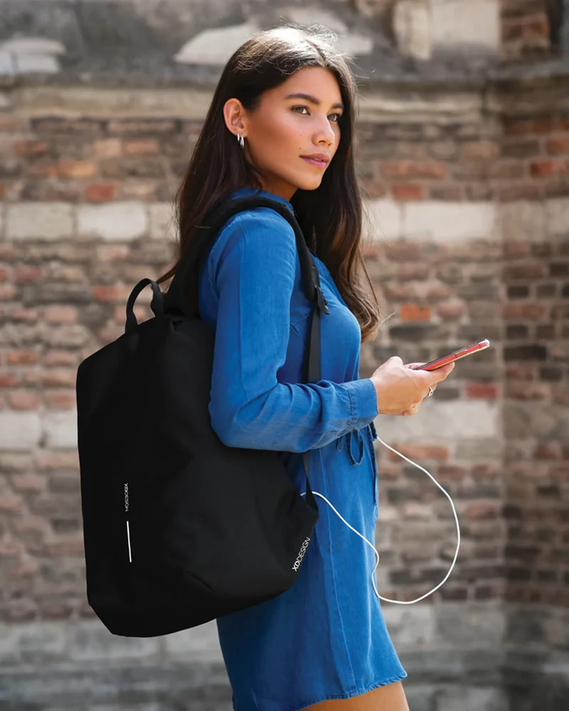 Mochila antirrobo reciclada RPET 16L para personalizar