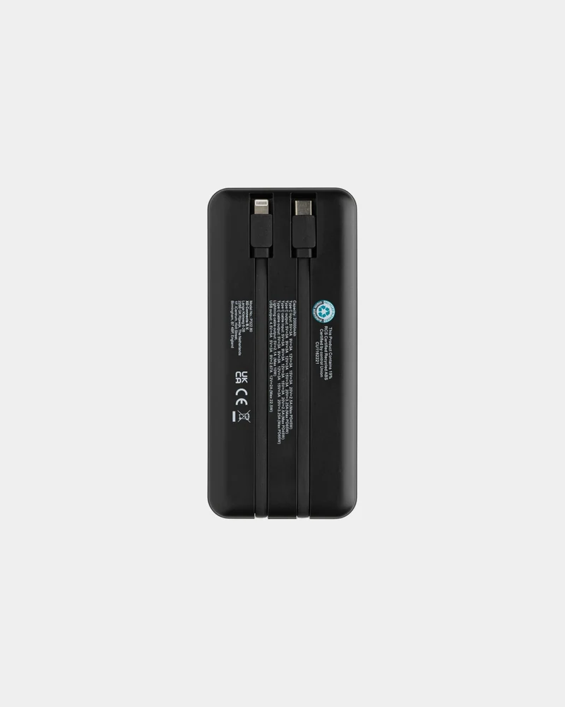 Power bank reciclado RCS 20.000mAh Gridley para personalizar