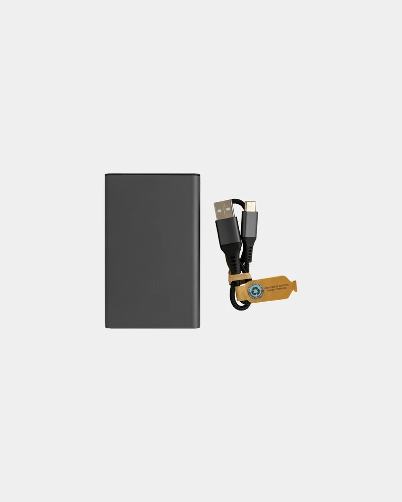 Power bank aluminio reciclado 5000 mAh para personalizar