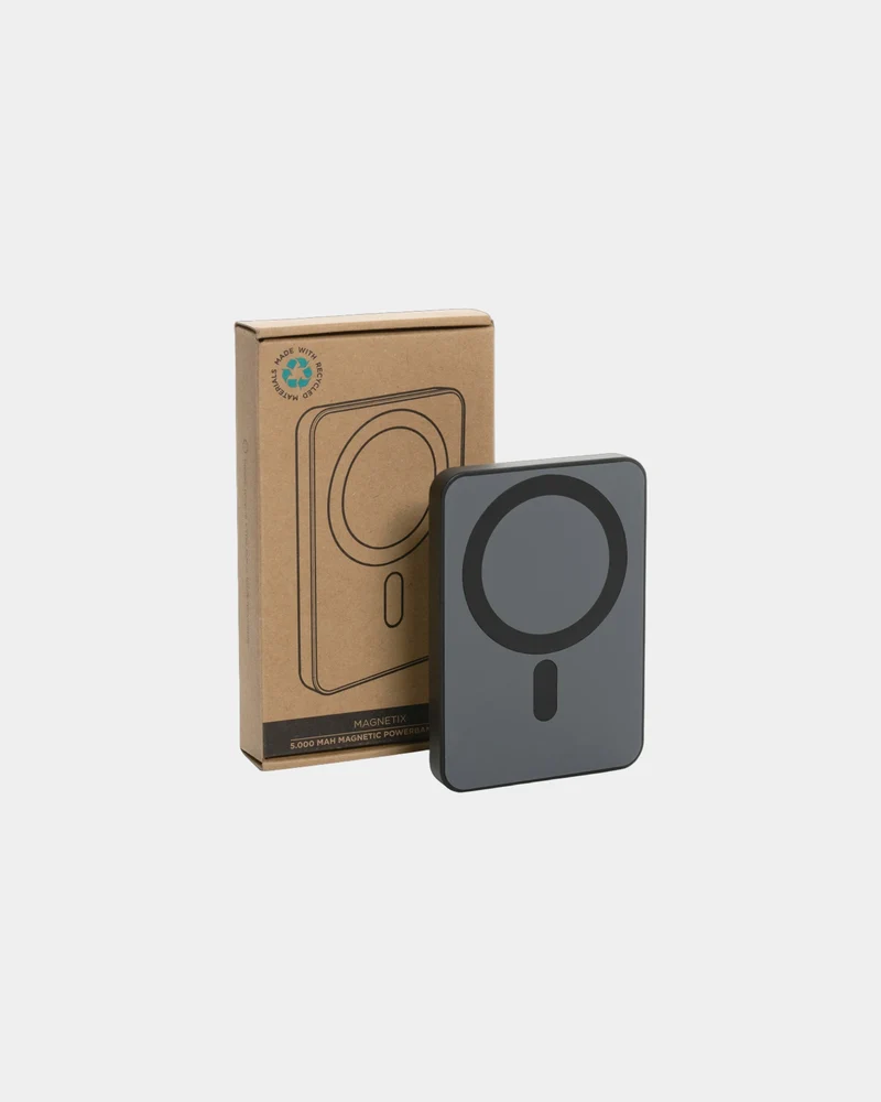 Power bank magnético reciclado 5000 mAh para personalizar