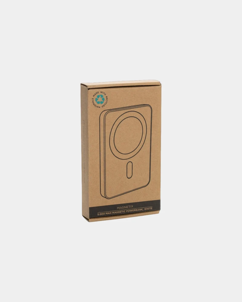 Power bank magnético reciclado 5000 mAh para personalizar