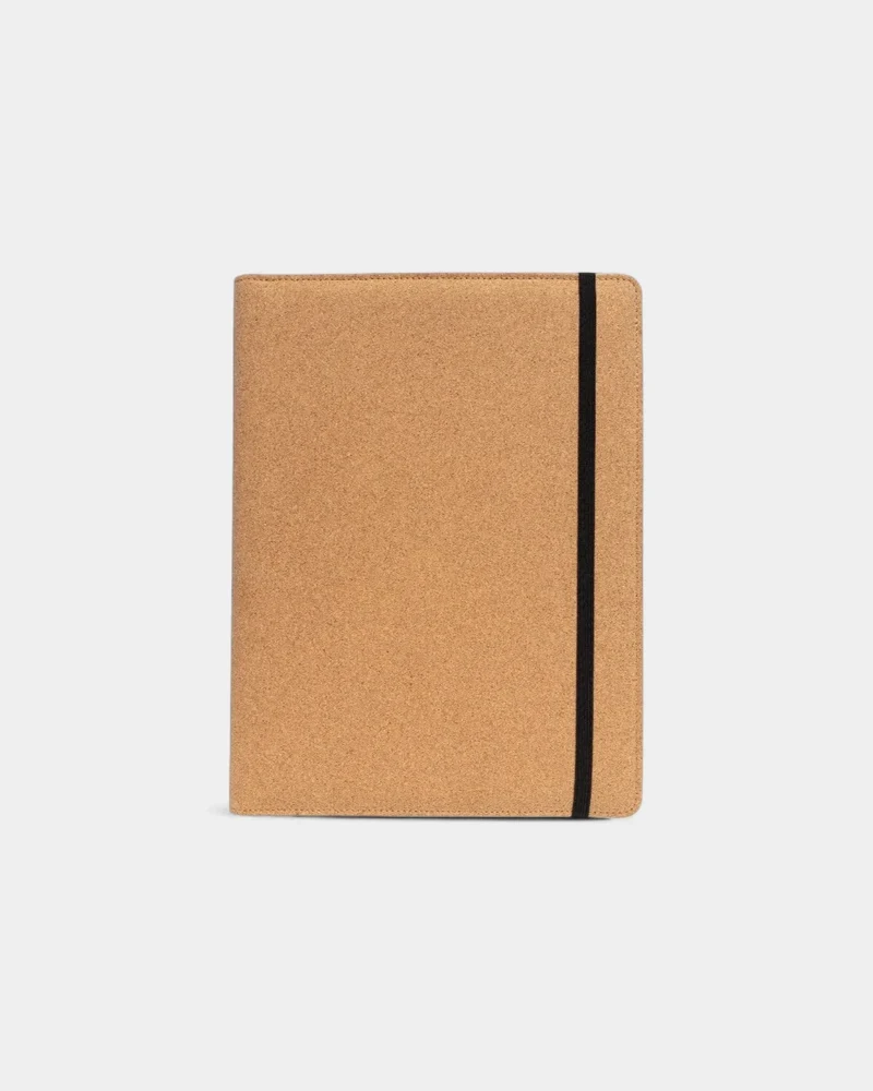 Portafolios A4 de corcho con bolígrafo personalizable