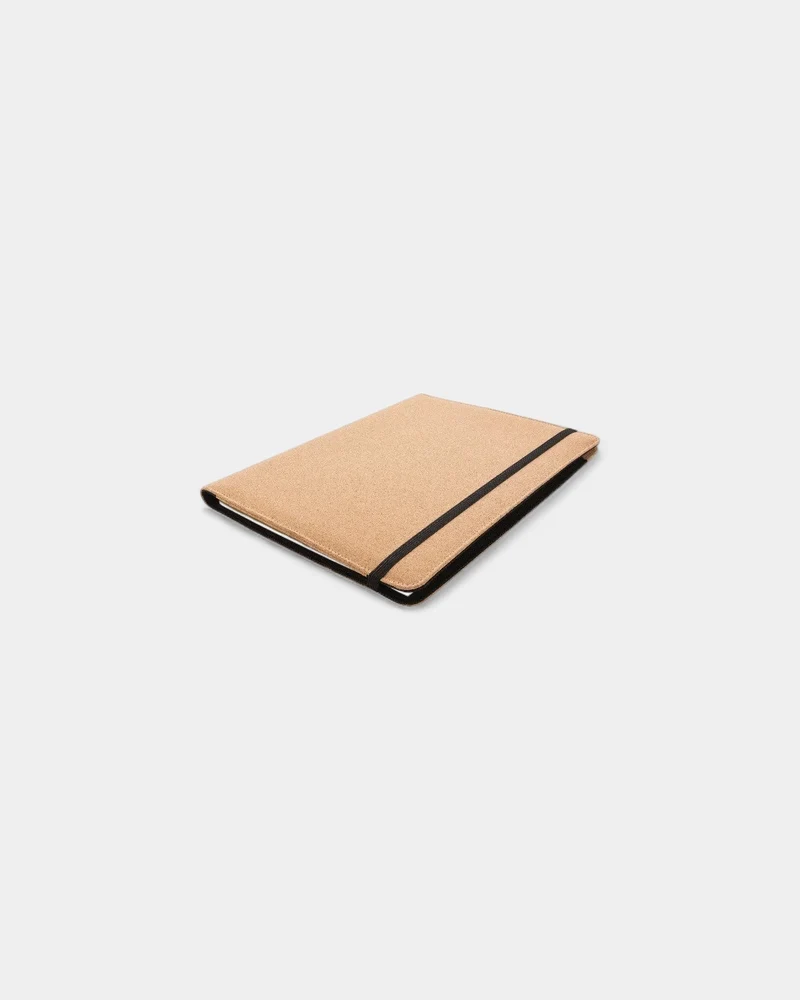 Portafolios A4 de corcho con bolígrafo personalizable