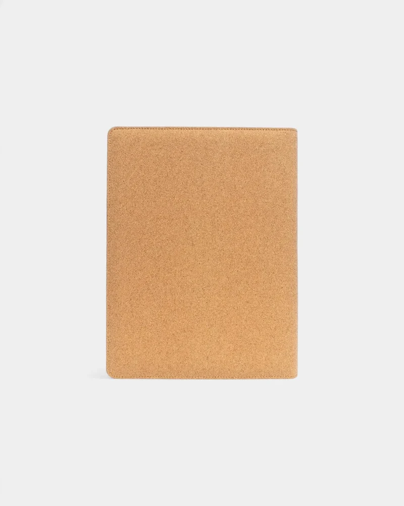 Portafolios A4 de corcho con bolígrafo personalizable