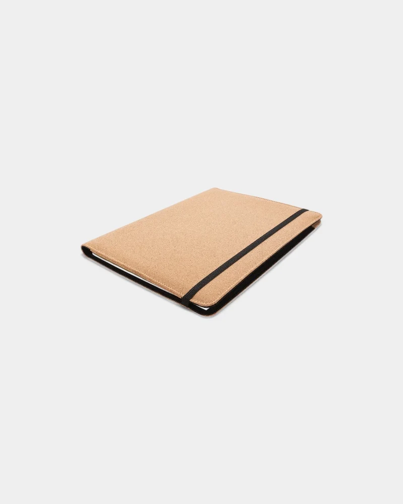 Portafolios A4 de corcho con bolígrafo personalizable