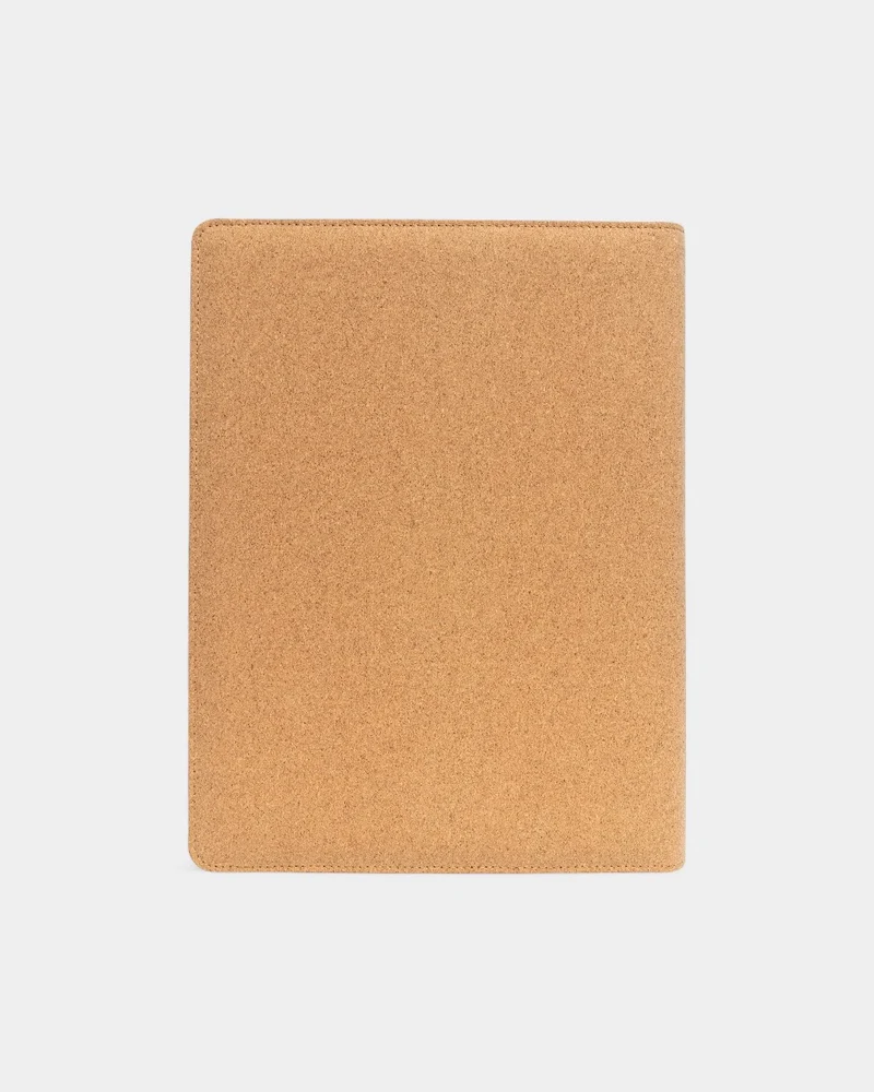 Portafolios A4 de corcho con bolígrafo personalizable