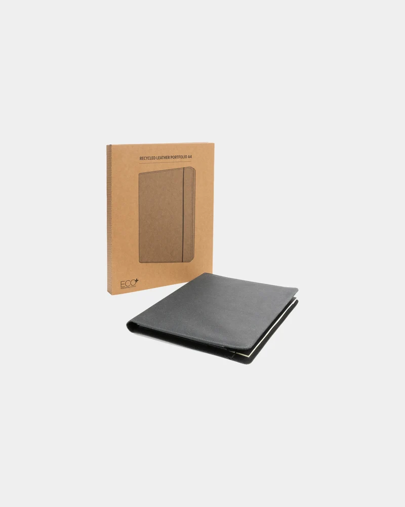 Portafolio A4 de cuero reciclado para personalizar
