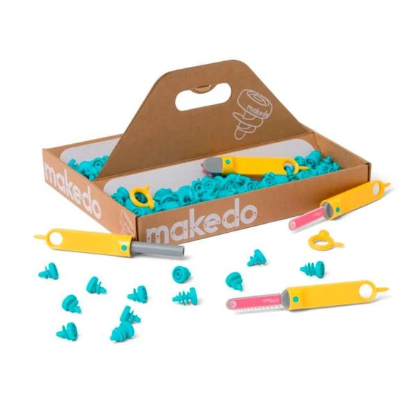Discover Kit De 126 Piezas Makedo Crear Con Cartón
