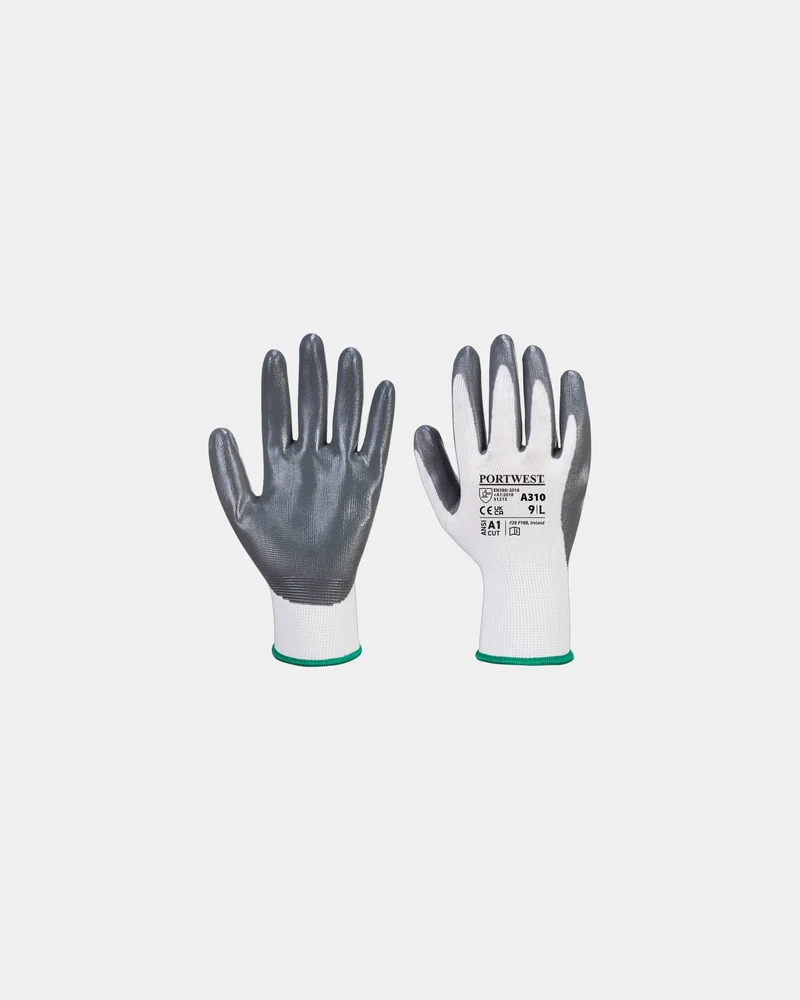 Guantes de nylon recubiertos nitrilo para personalizar