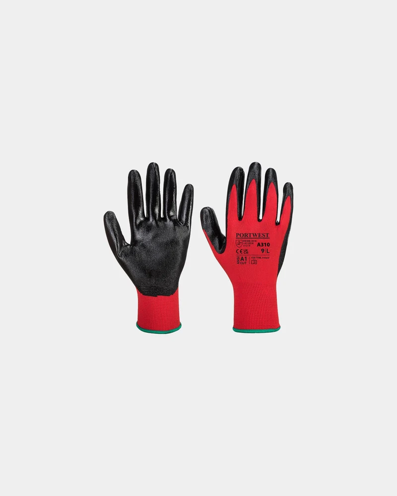 Guantes de nylon recubiertos nitrilo para personalizar