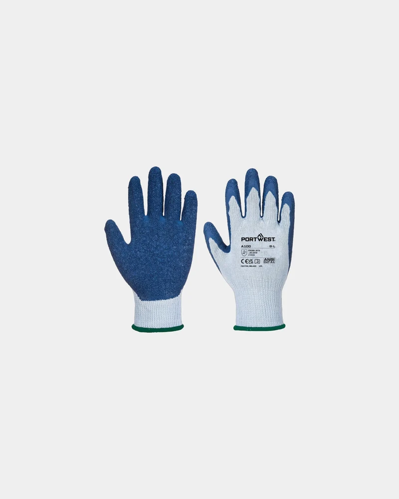 Guante de látex resistente azul oscuro para personalizar