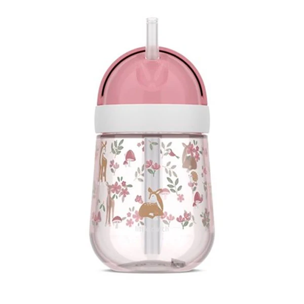 Vaso Con Pajita Mio 300 Ml Fairy Garden Little Dutch