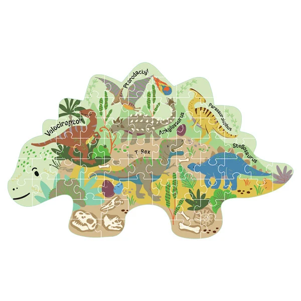 Puzzle Rompecabezas Con Forma Dino 60 piezas