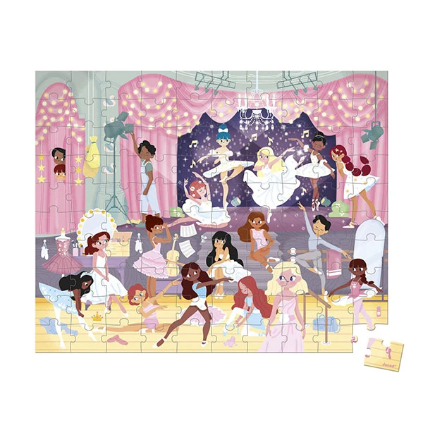 Puzzle Bailarinas 100 Piezas Janod
