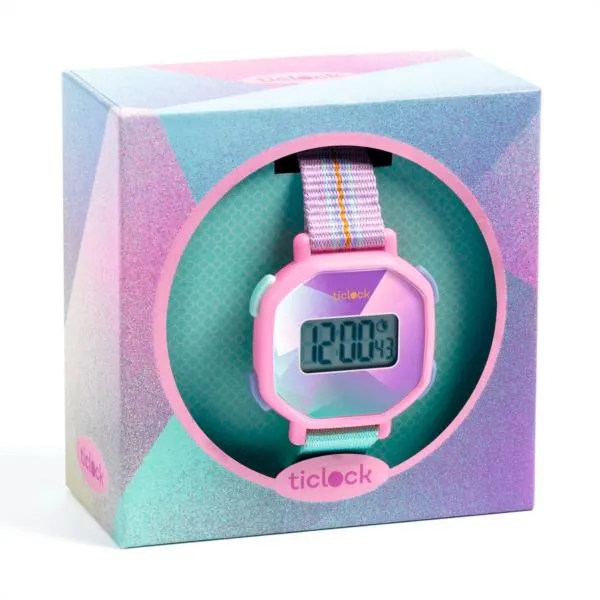 Reloj Digital Purple Prisma Djeco
