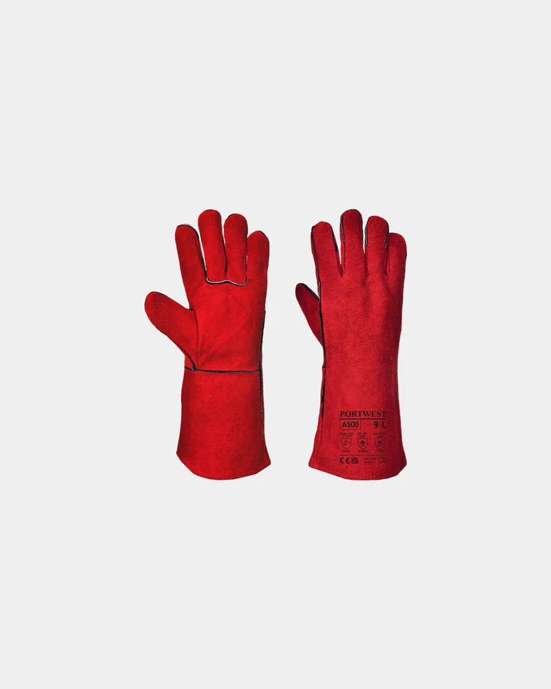 Guantes de soldador cuero 36cm para personalizar