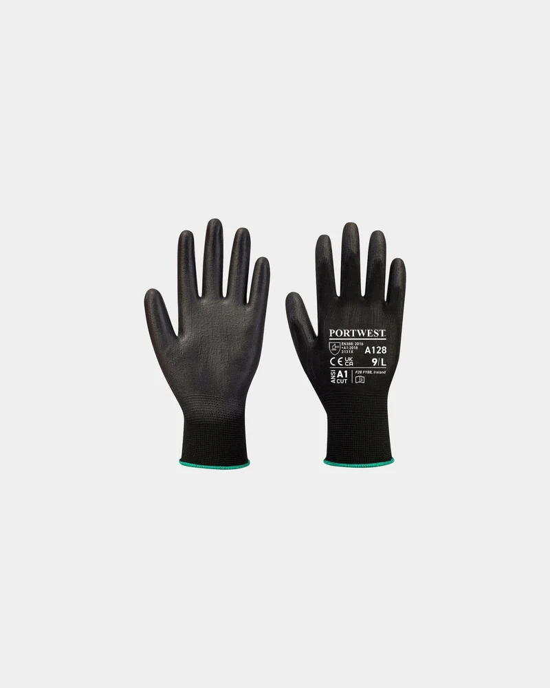 Guantes recubiertos PU sin látex para personalizar