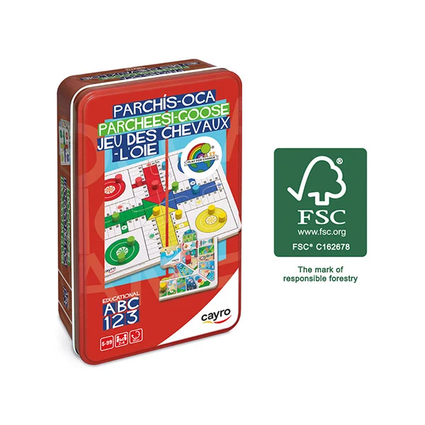 Parchís Oca Caja Metal