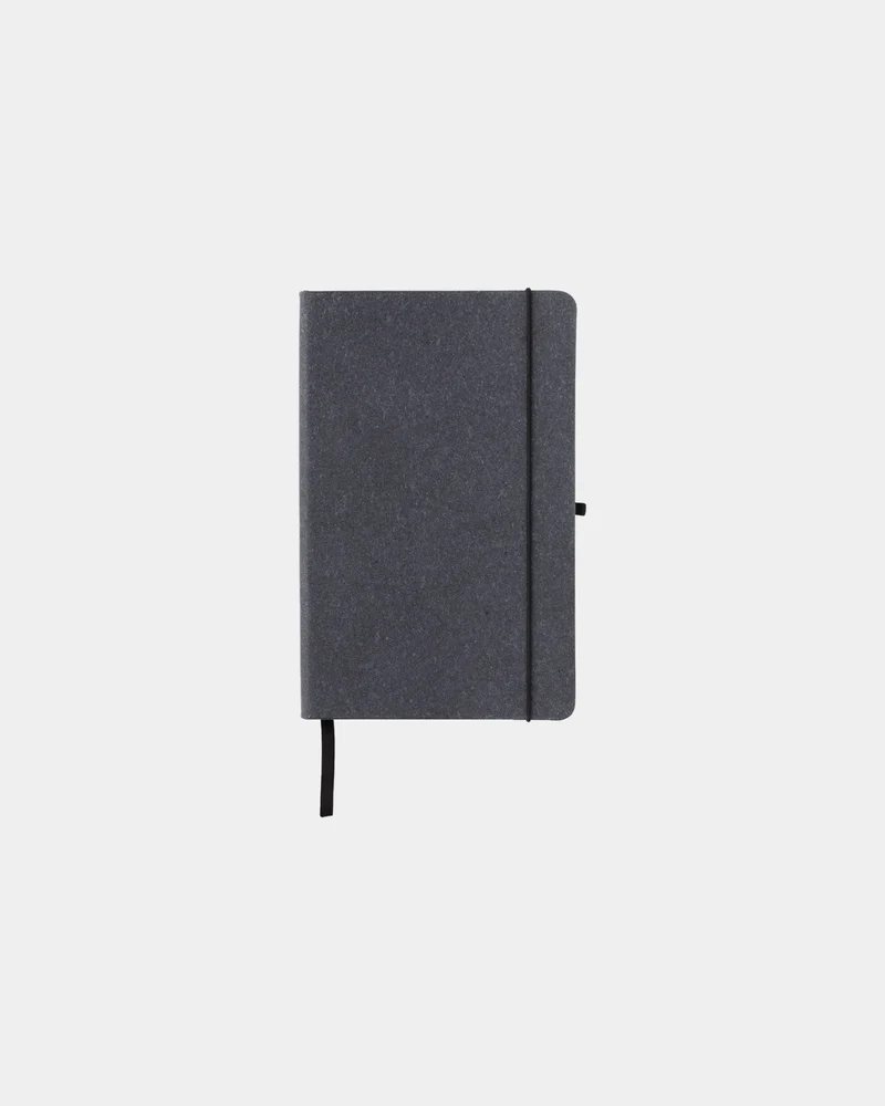 Libreta A5 cuero reciclado tapa rígida para personalizar