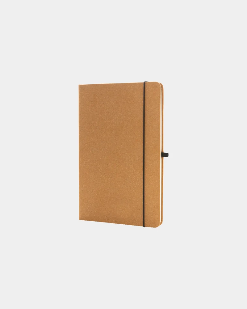 Libreta A5 cuero reciclado tapa rígida para personalizar