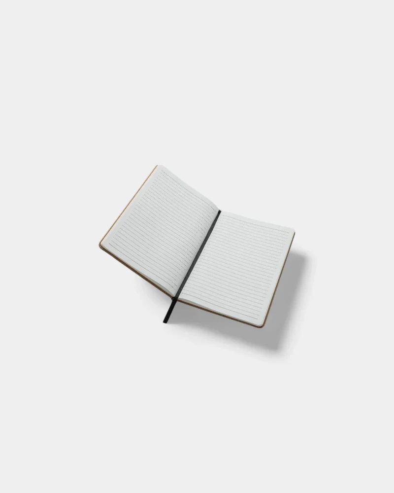 Cuaderno A5 de corcho y papel de lija personalizable