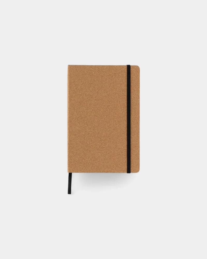 Cuaderno A5 de corcho y papel de lija personalizable