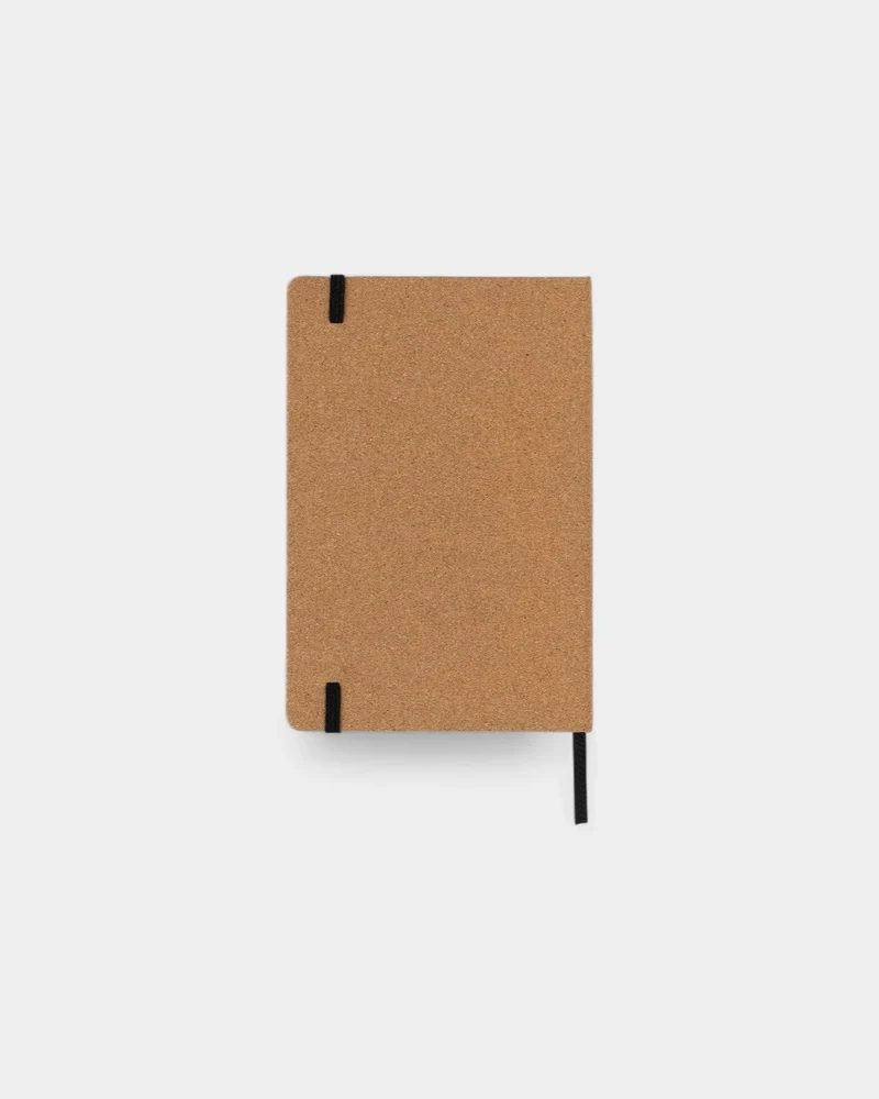 Cuaderno A5 de corcho y papel de lija personalizable