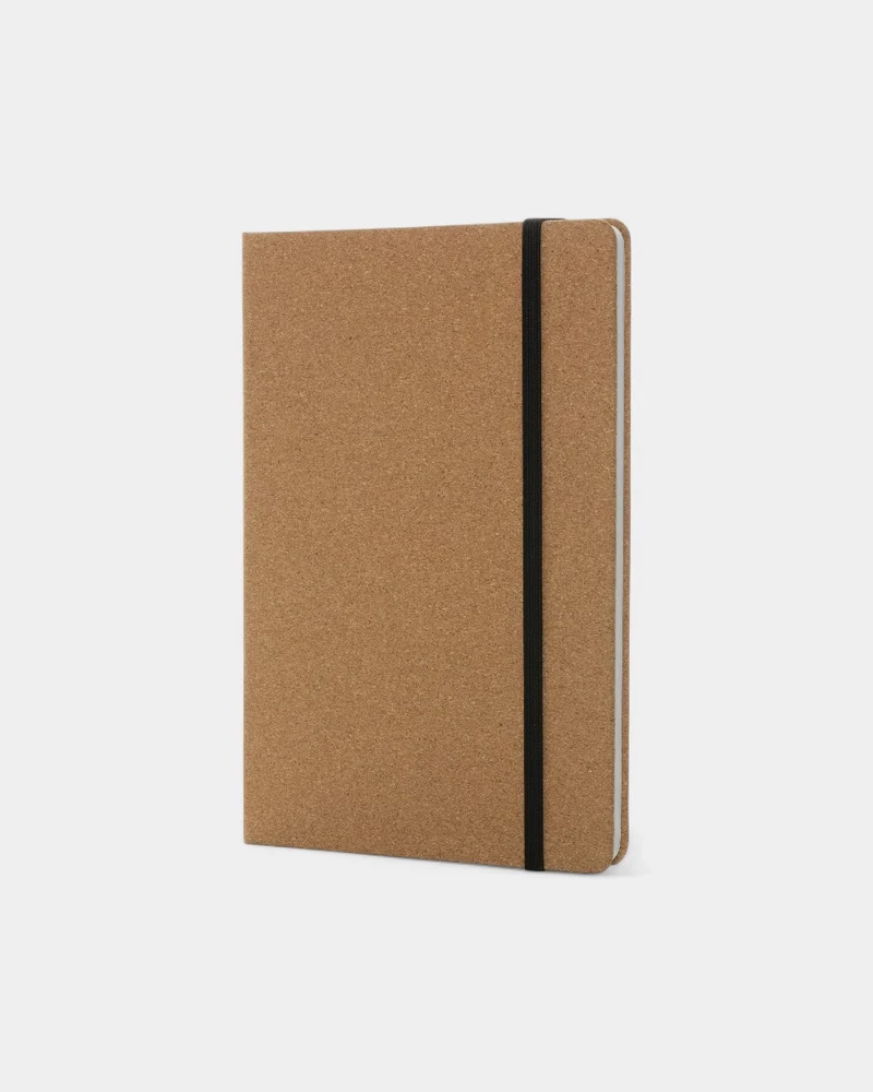 Cuaderno A5 de corcho y papel de lija personalizable