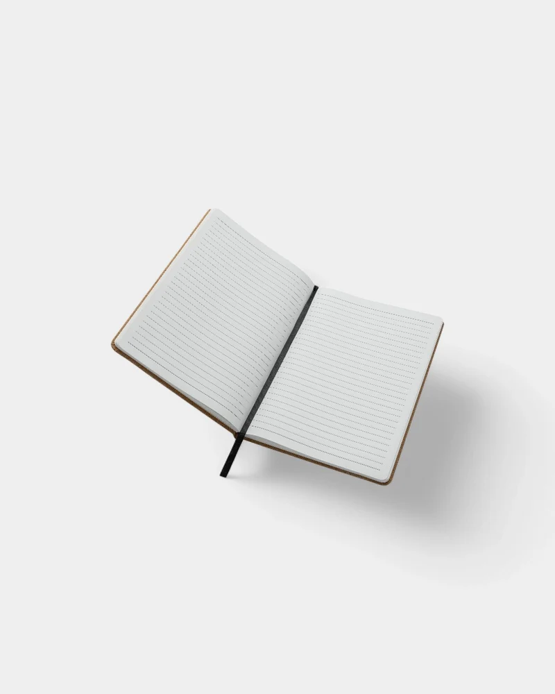 Cuaderno A5 de corcho y papel de lija personalizable