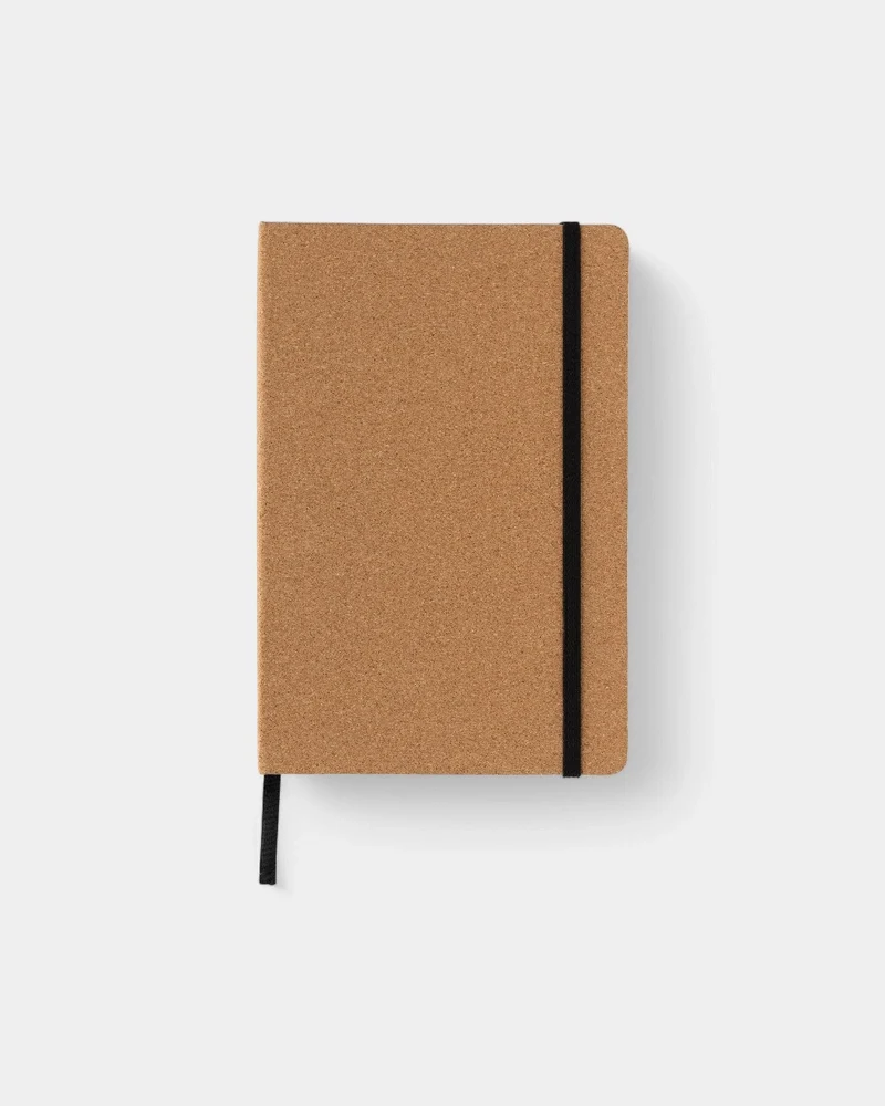 Cuaderno A5 de corcho y papel de lija personalizable