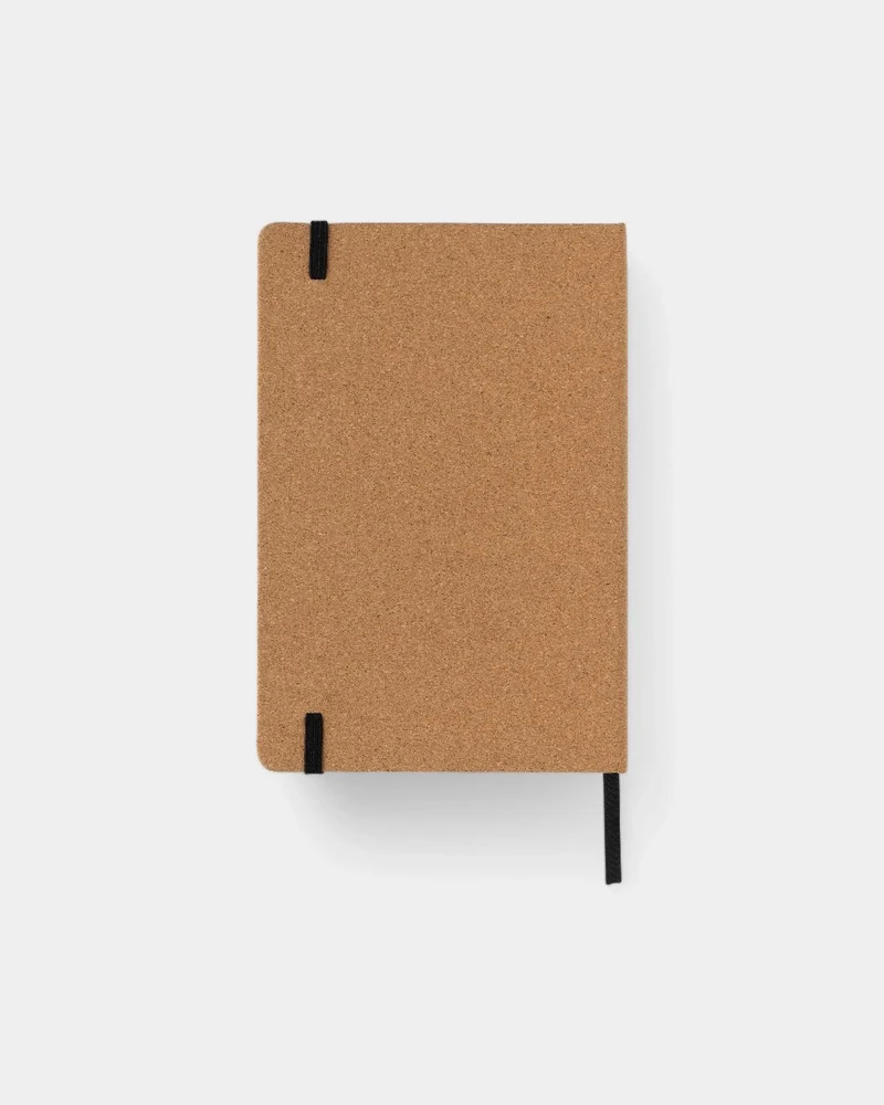 Cuaderno A5 de corcho y papel de lija personalizable