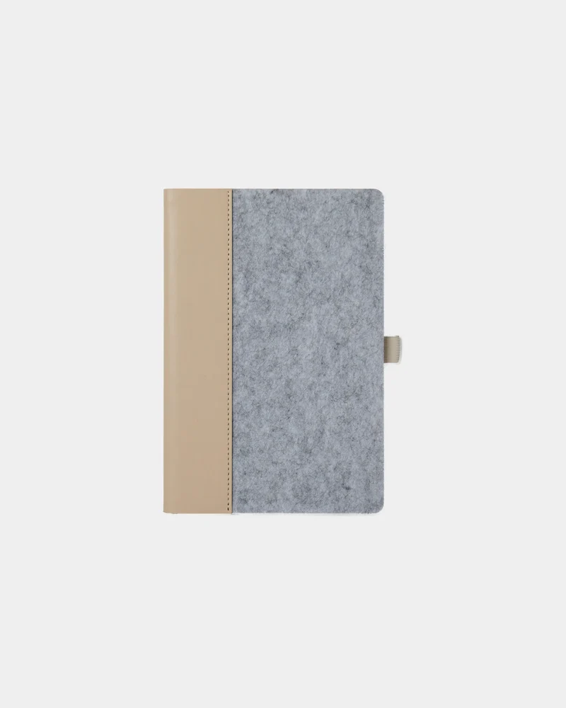 Libreta fieltro reciclado Vinga Albon A5 para personalizar