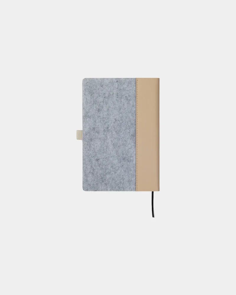 Libreta fieltro reciclado Vinga Albon A5 para personalizar