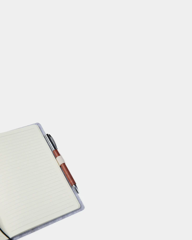 Libreta fieltro reciclado Vinga Albon A5 para personalizar