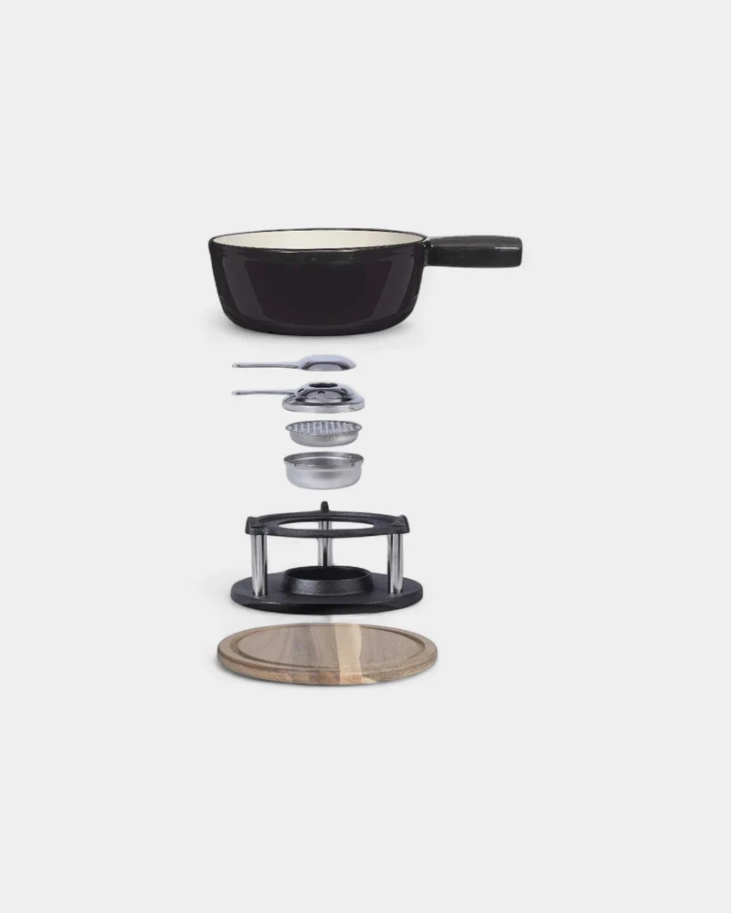 Servicio de fondue tradicional personalizable