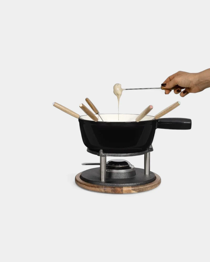 Servicio de fondue tradicional personalizable