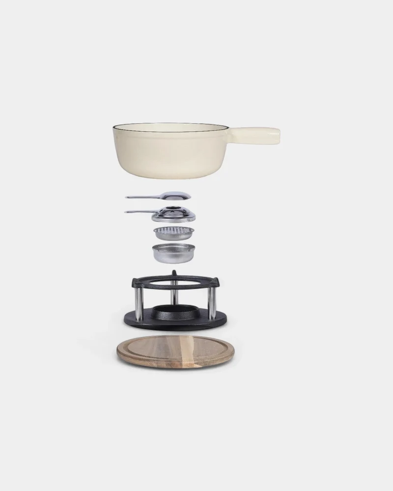 Servicio de fondue tradicional personalizable