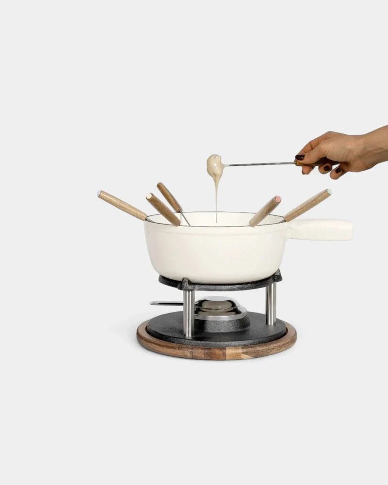 Servicio de fondue tradicional personalizable