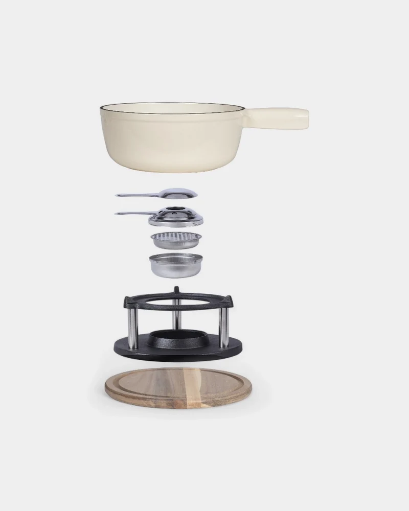 Servicio de fondue tradicional personalizable