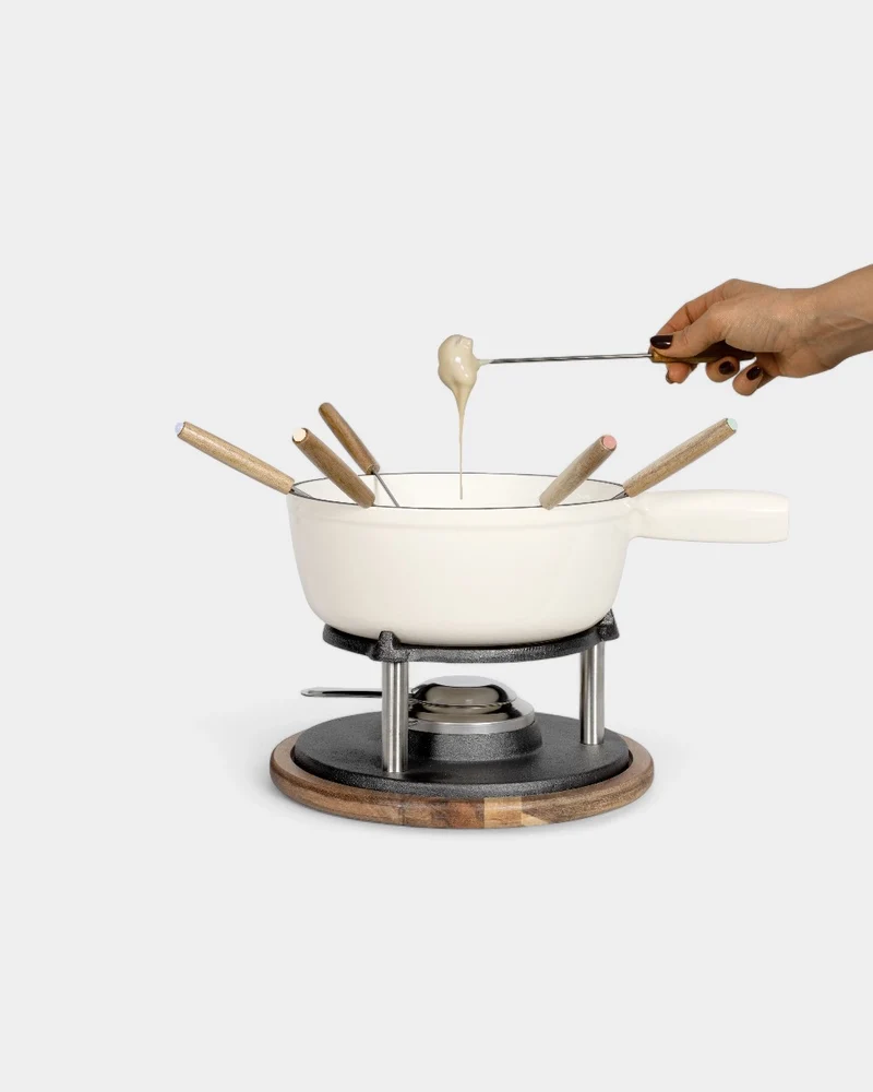 Servicio de fondue tradicional personalizable