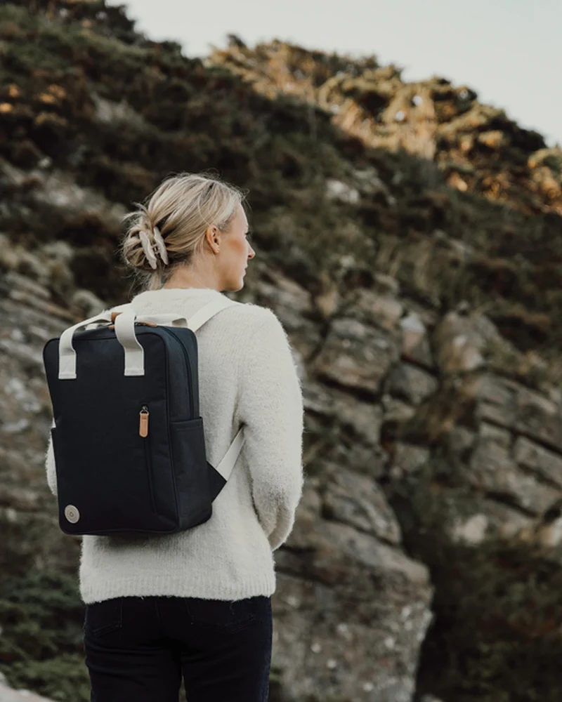 Mochila poliéster reciclado Vinga Sortino para personalizar